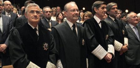 Toma de posesión de los cuatro nuevos magistrados del Constitucional nombrados por el Gobierno