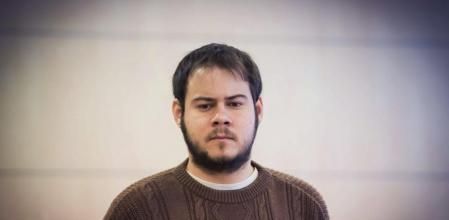 El rapero Pablo Rivadulla, conocido como Pablo Hasél, en la Audiencia Nacional