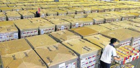 Almacén de Amazon en Reino Unido