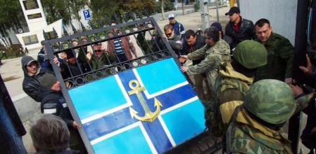 Ciudadanos prorusos y las denominadas 