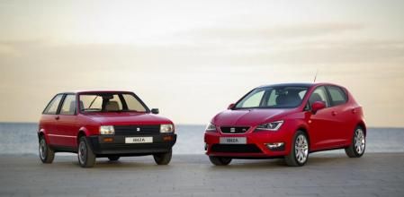 La primera y la última generación del Seat Ibiza