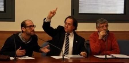 De izq. a dcha. Rubal (GxLL) junto a Salvador Ramon y Lluís Nogueras