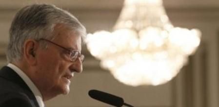 El fiscal general del Estado, Eduardo Torres-Dulce, durante su intervención esta mañana en un desayuno informativo de Europa Press en Madrid.