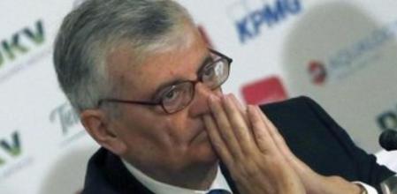 El fiscal general del Estado, Eduardo Torres-Dulce, durante su intervención esta mañana en un desayuno informativo de Europa Press.