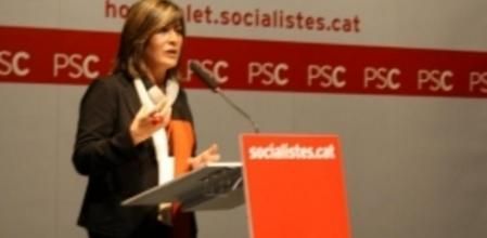 Núria Marín durante su intervención