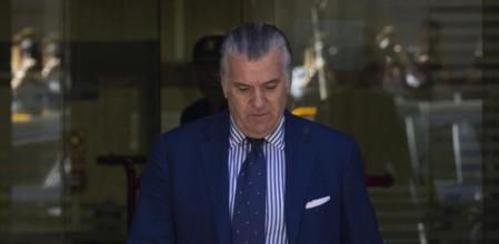 El extesorero del PP, Luís Bárcenas, entrando a la Audiencia Nacional