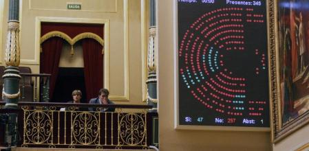 Resultado de la votación en el Congreso que ha cerrado la puerta al traspaso de las competencias a la Generalitat para convocar una consulta