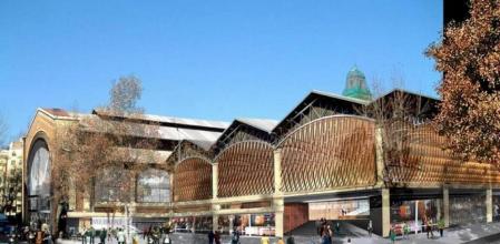 Recreación virtual del renovado Mercat del Ninot, que reabrirá la primavera de 2015