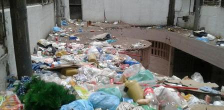 Patio interior del edificio Venus de La Mina