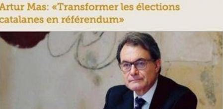 Captura de la entrevista de Mas en Le Figaro