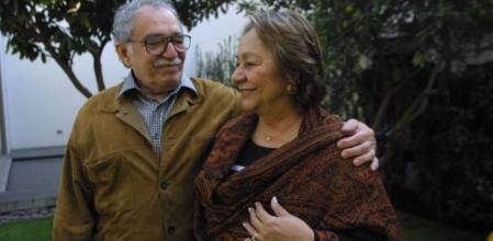 Gabriel García Márquez con su esposa, Mercedes Barcha, en su casa de México DF, en diciembre de 2005, durante la conversación con el Magazine de Guyana Guardian, su última entrevista concedida a un medio de comunicación