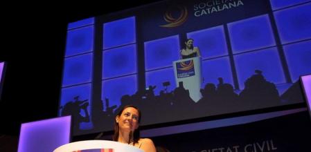 La vicepresidenta de la plataforma Societat Civil Catalana, Susana Beltran