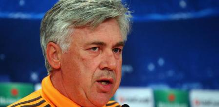 Carlo Ancelotti durante una rueda de prensa