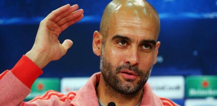 Pep Guardiola en rueda de prensa