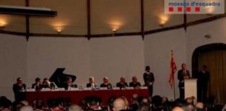 Imagen del acto del Dia de les Esquadres al que han asistido Artur Mas y el conseller de Interior Ramon Espadaler