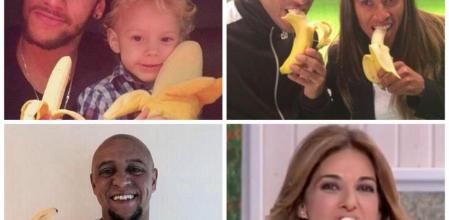 Neymar, Agüero, Roberto Carlos y Mariló Montero participan en la campaña espontánea contra el racismo