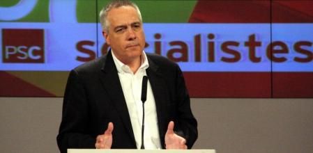 Pere Navarro, en un acto del PSC