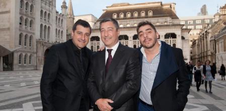 Josep, Joan y Jordi Roca, en Londres