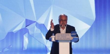 Miguel Ángel Aria-Cañete en el acto inicial de la campaña electoral para las elecciones europeas