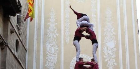 Els Castellers de Lleida van tornar a descarregar el 2d7