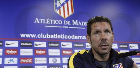 El entrenador argentino del Atlético de Madrid, Diego 