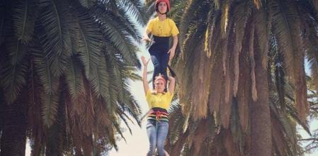 Els Bordegassos de l'Alt Penedès van alçar el pilar de cinc amb folre