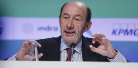 El secretario general del PSOE, Alfredo Pérez Rubalcaba.