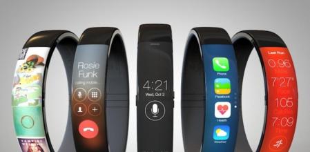 Recreación del posible aspecto del iWatch por el diseñador Todd Hamilton