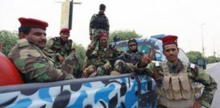 Soldados del ejército iraquí se preparan para ir a la ciudad de Mosul en una imagen captada el 8 de junio