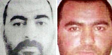 Abu Bakr al Baghdadi. A la izquierda, la fotografía distribuida por las autoridades de Iraq; a la derecha, la que maneja el FBI.
