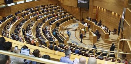 Panorámica del Senado durante la sesión sobre la Ley de Abdicación.