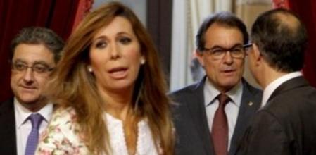 La presidenta del PPC, en la última sesión de control al Govern.