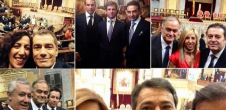 Imagenes de Twitter e Instagram de Ignacio González, Susana Díaz, Javier Fernández y el senador por UPyD y también actor Toni Cantó, entre otros