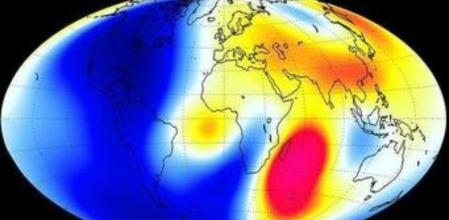 El Polo Norte magnético se desplaza