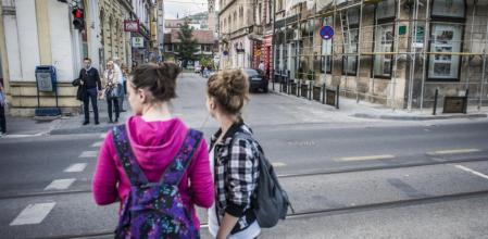 Antigua calle Franz Josef con el muelle Kulina, justo donde Princip asesinó al archiduque y a su esposa.