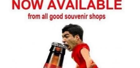 Meme del mordisco de Luis Suárez