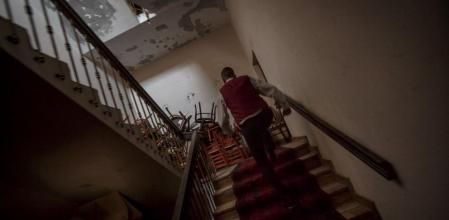 El hotel Bosna, hoy destartalado a la espera de una remodelación, donde Francisco Fernando y Sofía durmieron los últimos tres días de su vida