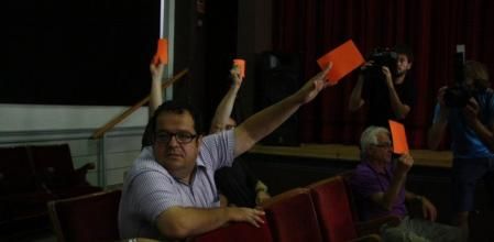 Joan Ignasi Elena, en la asamblea de Avancem