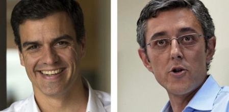 Pedro Sánchez y Eduardo Madina