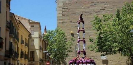 Els Moixiganguers d'Igualada carreguen el seu primer 2d8f
