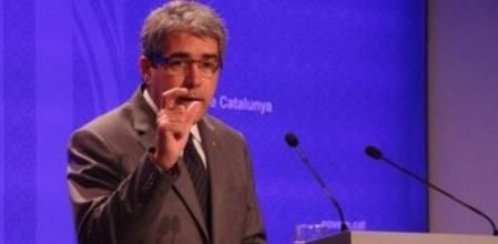 El conseller Homs, en rueda de prensa este martes