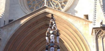 4d9f dels Castellers de Sants al Pla de la Seu