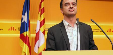 Alfred Bosch en rueda de prensa.