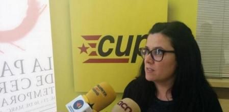 La diputada de la CUP, Isabel Vallet