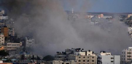 Bombardeos de la aviación israelí en Gaza