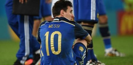 Messi, decepcionado tras perder la final