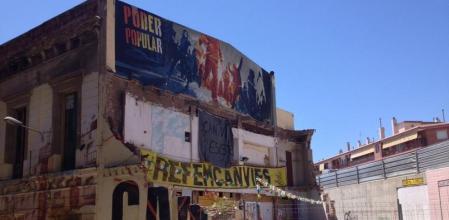 Vista del centro okupado Can Vies, a finales de julio