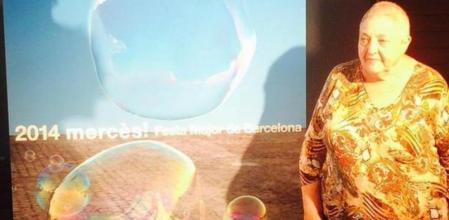 Cartel de las fiestas de La Mercè 2014, que tendrán como pregonera a Núria Gispert