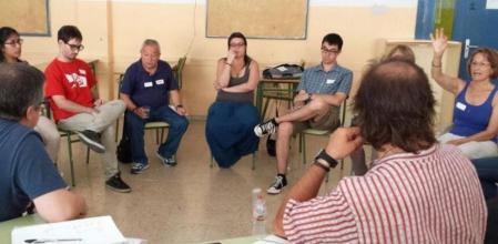 Imagen de una de las reuniones de la plataforma