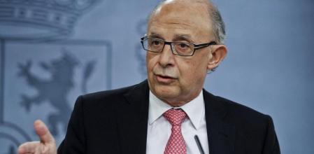 El ministro de Hacienda y Administraciones Públicas, Cristóbal Montoro, durante la rueda de prensa tras el Consejo de Ministros